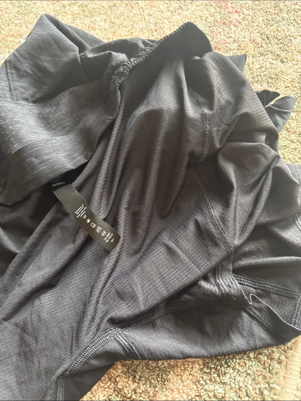 lululemon athletica Men's Black Athletic Shorts 6”inseam  Training Short size L